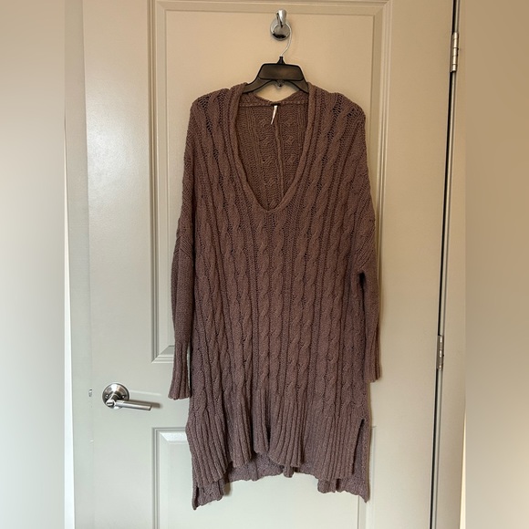 Free People Oversized Sweater Dress - Picture 2 of 3